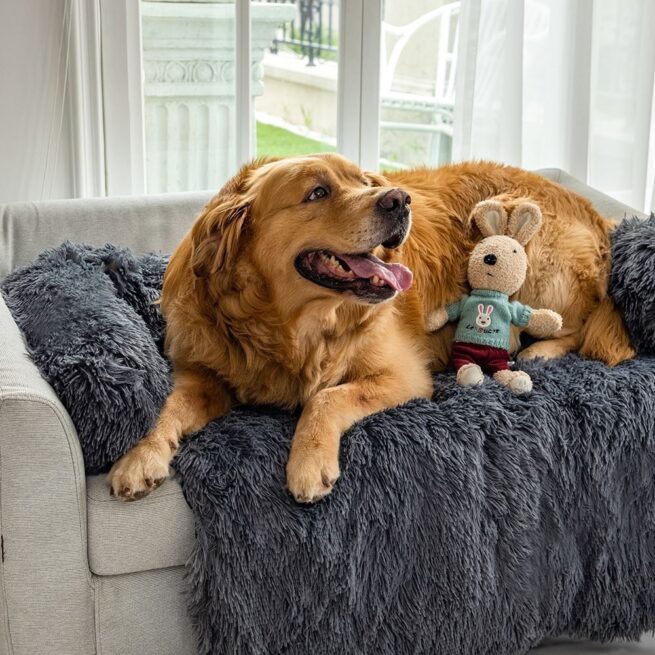Bankbeschermer Hond Fluffy Supersoft - Afbeelding 2