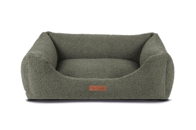 Orthopedische Hondenmand Boucle Mosgroen - Afbeelding 2
