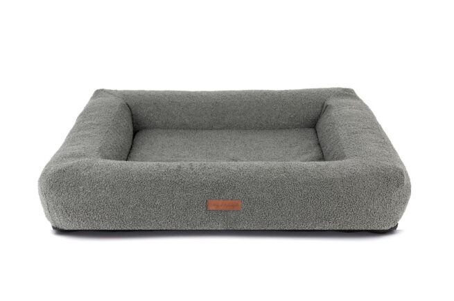 Orthopedische Hondenmand Boucle Antraciet Rechthoek - Afbeelding 2
