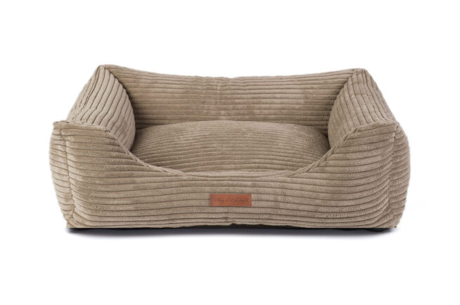 Orthopedische Hondenmand Ribbed Deluxe Taupe - Afbeelding 3
