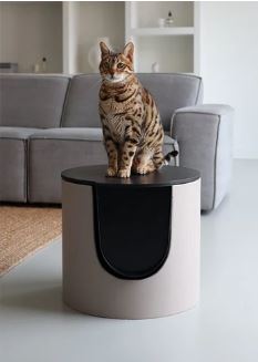 Fuse Design Kattenbak District 70 Feaux Leather Beige