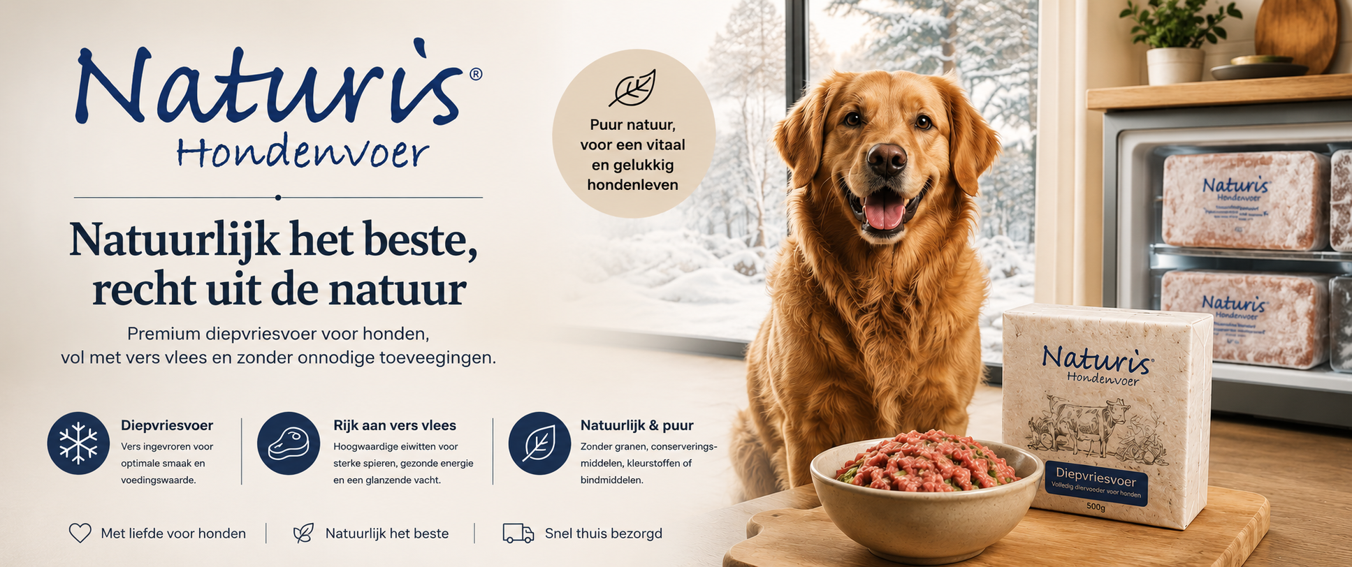 Naturis Diepvries voer